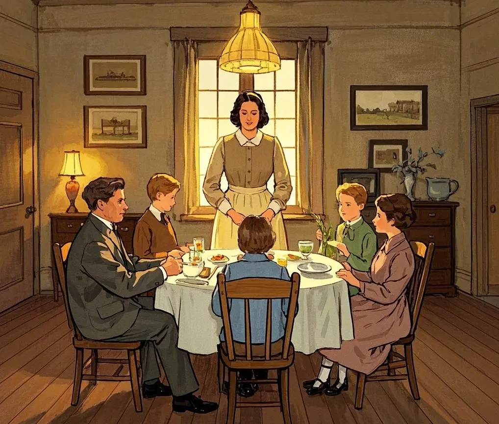A mother helps her family to bring face-to-face engagement back into their home, in an English count... (2).webp